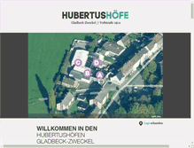 Tablet Screenshot of hubertus-hoefe.de
